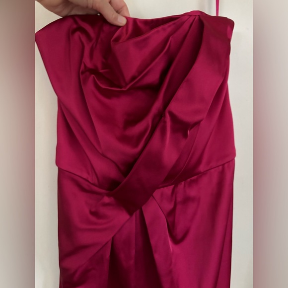 Ruby Red strapless dress - Picture 1 of 6